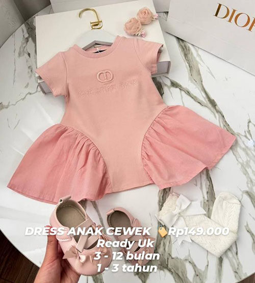 DRESS ANAK CEWEK